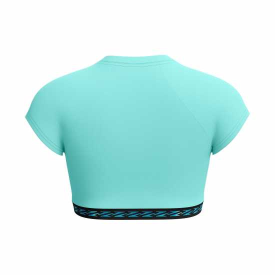 Speedo Solid Logo Elastic Crop Top Speedo Solid Logo Elastic Crop Top