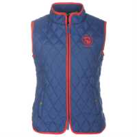 Requisite Лека Дамска Грейка Lightweight Gilet Ladies Navy Дамски грейки