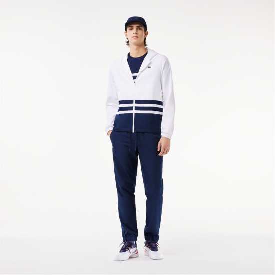 Мъжки спортни екипи в две части Lacoste Tennis Tracksuit Бяло/Морско синьо Lacoste Tennis Tracksuit Бяло/Морско синьо Мъжки спортни екипи в две части