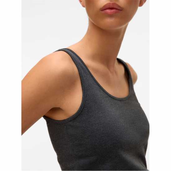 Vero Moda Women's Tank Vest Dk Grey Melange Vero Moda Women's Tank Vest Dk Grey Melange