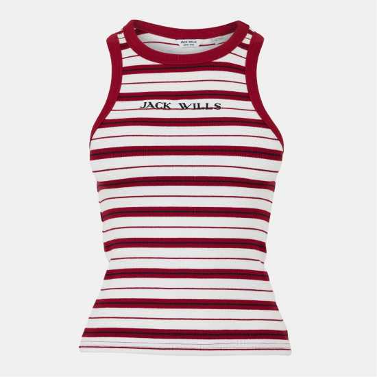Jack Wills Women's JW Striped Vest Jack Wills Women's Jw Striped Vest