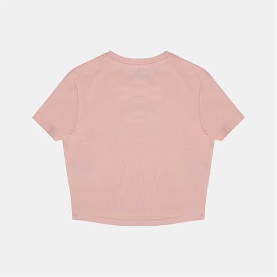 Jack Wills Cropped Baby Tee Ladies Pink 