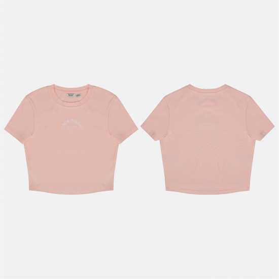 Jack Wills Cropped Baby Tee Ladies Pink 