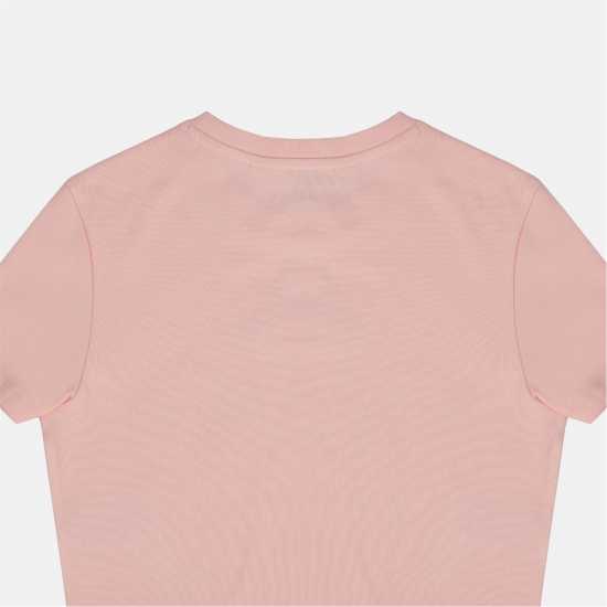 Jack Wills Cropped Baby Tee Ladies Pink 