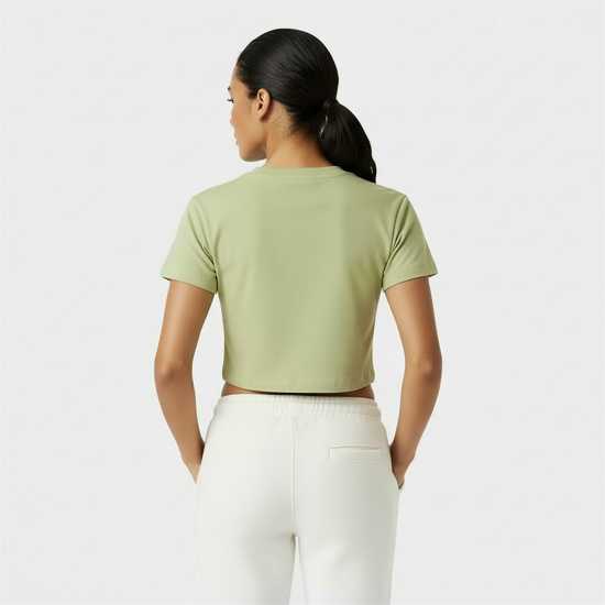 Jack Wills Cropped Baby Tee Ladies Писташка 