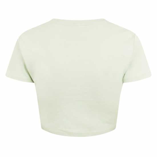 Jack Wills Cropped Baby Tee Ladies Морско стъкло 