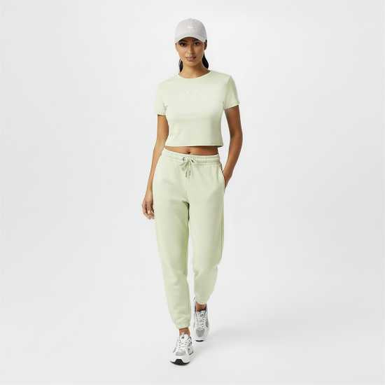 Jack Wills Cropped Baby Tee Ladies Морско стъкло 