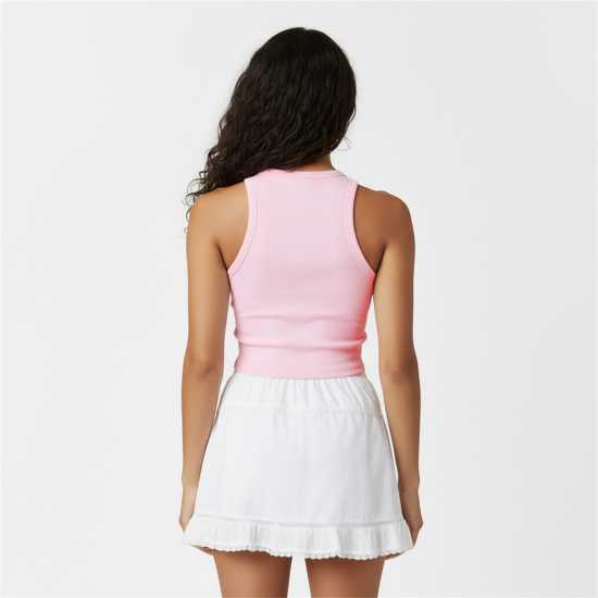 Jack Wills Women's Jw Graphic Racerback Vest Розов глазур Jack Wills Women's Jw Graphic Racerback Vest Розов глазур