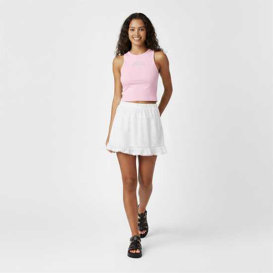 Jack Wills Women's Jw Graphic Racerback Vest Розов глазур Jack Wills Women's Jw Graphic Racerback Vest Розов глазур