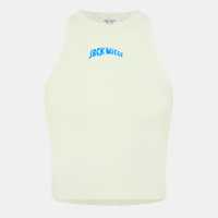Jack Wills Women's Jw Graphic Racerback Vest Морско стъкло Jack Wills Women's Jw Graphic Racerback Vest Морско стъкло