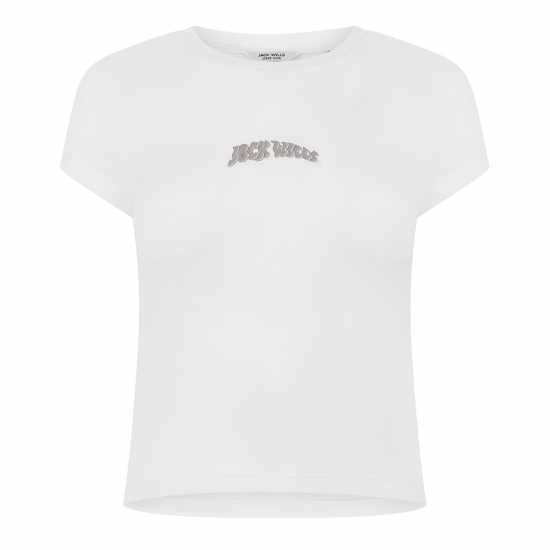 Women's Jw Graphic Cap Sleeve Crop Top Women's Jw Graphic Cap Sleeve Crop Top