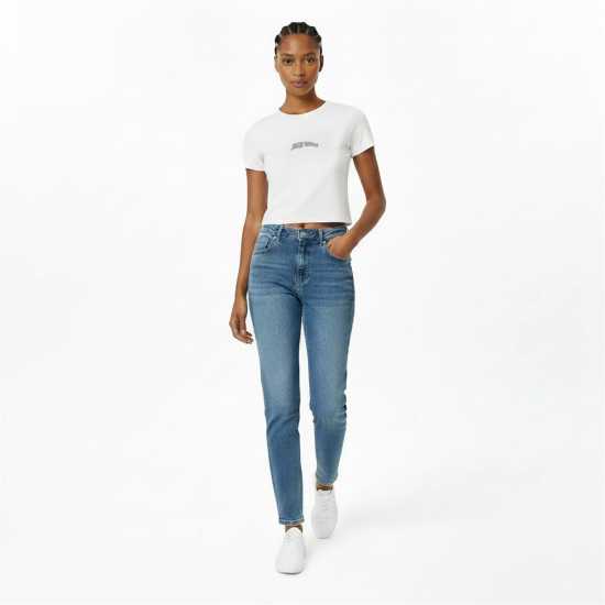 Women's Jw Graphic Cap Sleeve Crop Top Women's Jw Graphic Cap Sleeve Crop Top