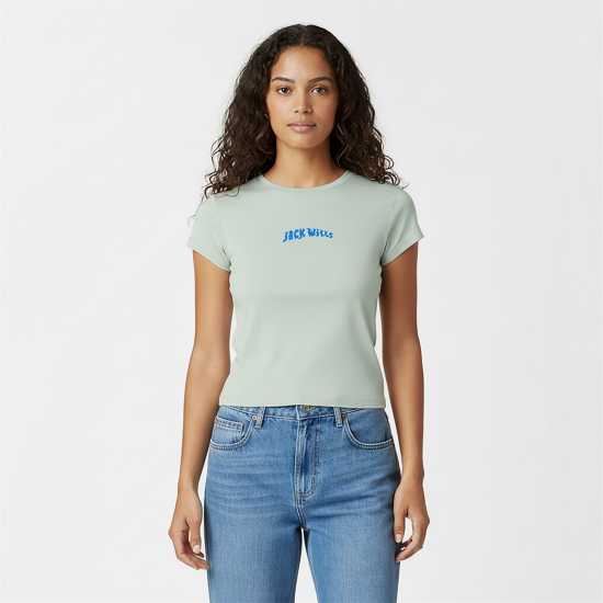 Women's Graphic Cap Sleeve Crop Top Women's Graphic Cap Sleeve Crop Top