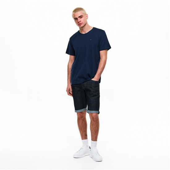 Дънкови Къси Панталони Tommy Jeans Men's Ronnie Denim Shorts Denim Dark 