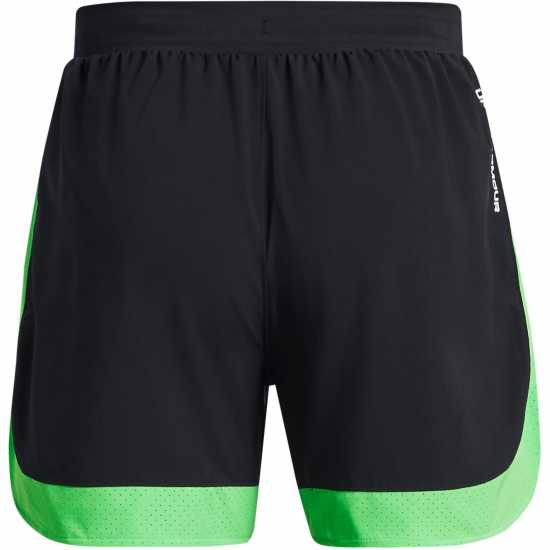 Under Armour Мъжки Шорти Baseline 5 Shorts Mens Black/Green Мъжко облекло за едри хора