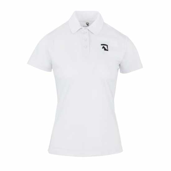 Requisite Polo Top Womens Бяло Блузи с яка