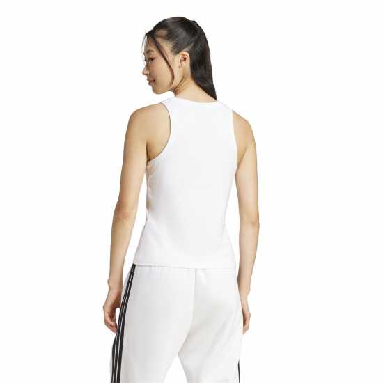 Adidas Дамски Потник Essentials Linear Slim Cotton Tank Top Womens Бяло 