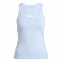 Adidas Дамски Потник Essentials Linear Slim Cotton Tank Top Womens Свети синьо 