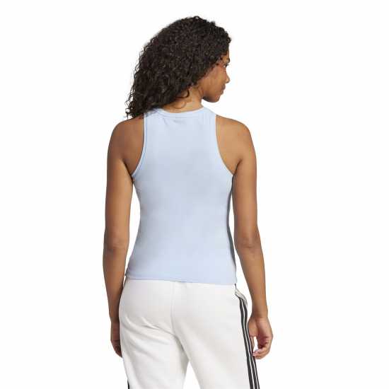 Adidas Дамски Потник Essentials Linear Slim Cotton Tank Top Womens Свети синьо 