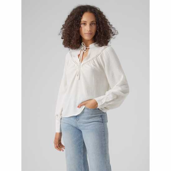 Vero Moda Women's Long-Sleeve V-Neck T-Shirt  