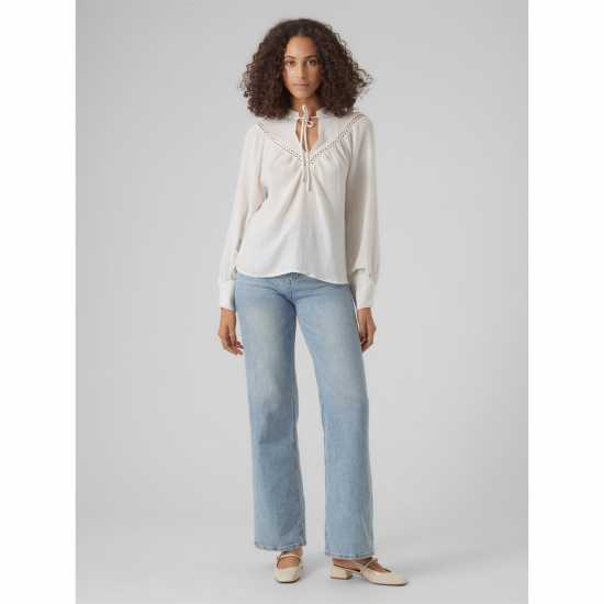 Vero Moda Women's Long-Sleeve V-Neck T-Shirt  