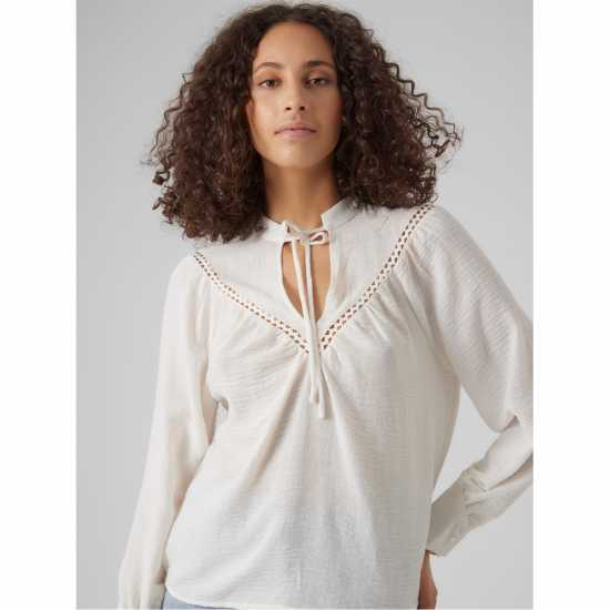 Vero Moda Women's Long-Sleeve V-Neck T-Shirt  