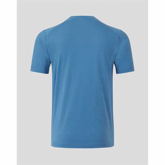 Castore Rangers Supporters T-Shirt Adults Стелар Мъжко облекло за едри хора