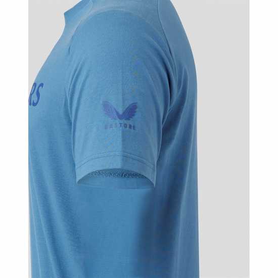 Castore Rangers Supporters T-Shirt Adults Стелар Мъжко облекло за едри хора