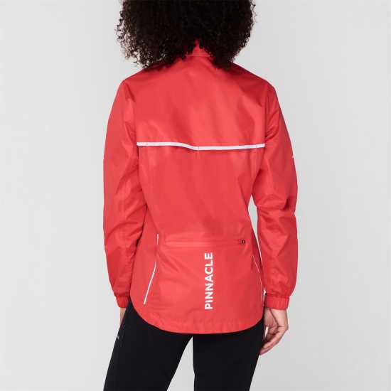 Pinnacle Дамско Колоездачно Яке Waterproof Cycling Jacket Ladies Корал Дамски якета и палта