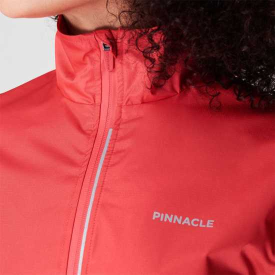 Pinnacle Дамско Колоездачно Яке Waterproof Cycling Jacket Ladies Coral Дамски грейки