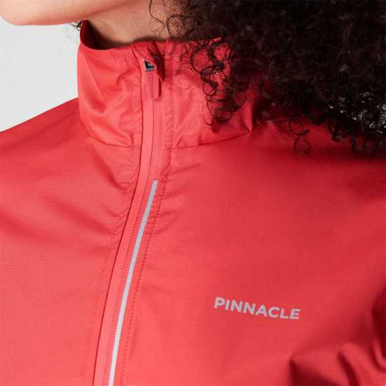 Pinnacle Дамско Колоездачно Яке Waterproof Cycling Jacket Ladies Корал Дамски якета и палта