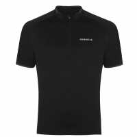 Pinnacle Мъжка Колоездачна Фланелка Short Sleeve Cycling Jersey Mens Black Мъжки ризи