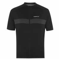 Pinnacle Мъжка Колоездачна Фланелка Race Short Sleeve Cycling Jersey Mens Black/White Мъжки ризи