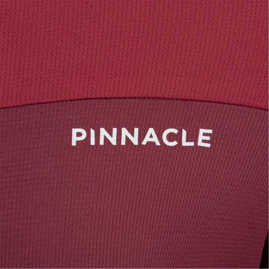 Pinnacle Race Short Sleeve Cycling Top Mens Бордово Мъжки тениски и фланелки