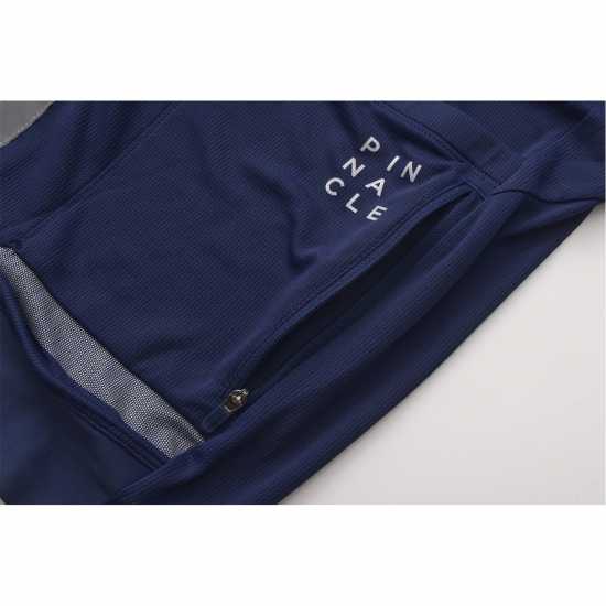 Pinnacle Race Short Sleeve Cycling Top Mens Blue 