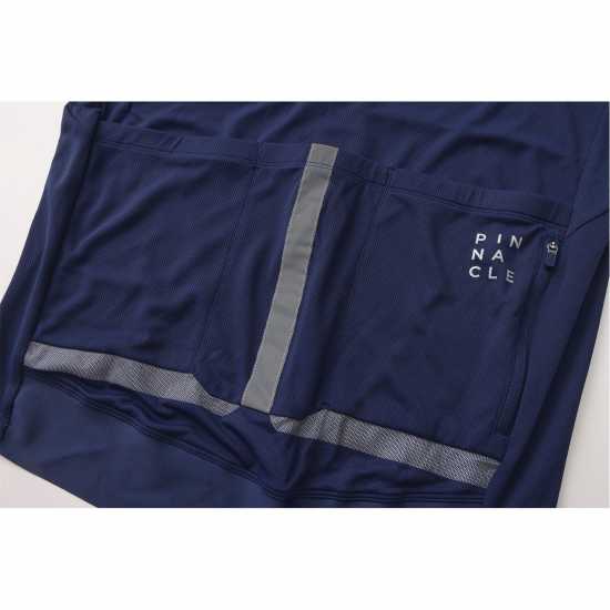 Pinnacle Race Short Sleeve Cycling Top Mens Blue 