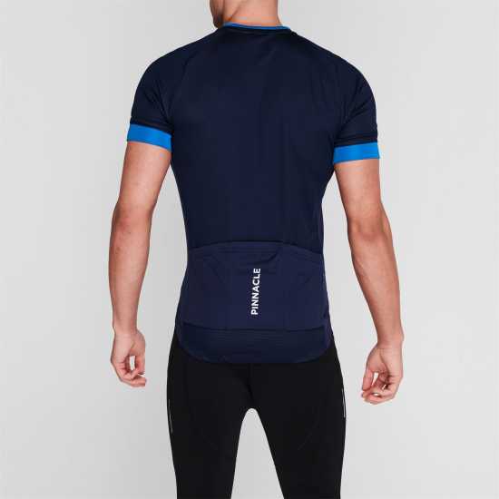 Мъжки тениски и фланелки Pinnacle Race Short Sleeve Cycling Top Mens Морска синьо Pinnacle Race Short Sleeve Cycling Top Mens Морска синьо Мъжки тениски и фланелки