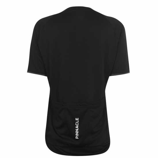 Дамски тениски и фланелки Pinnacle Дамска Колоездачна Фланелка Short Sleeve Cycling Jersey Ladies Черно Pinnacle Дамска Колоездачна Фланелка Short Sleeve Cycling Jersey Ladies Черно Дамски тениски и фланелки