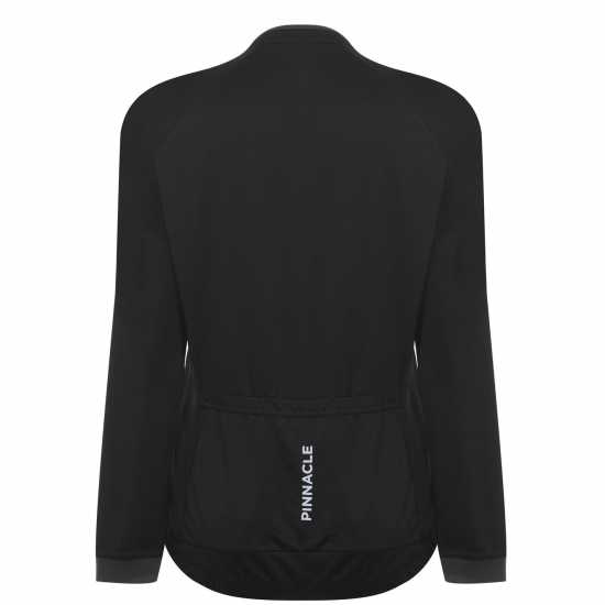 Дамски тениски и фланелки Pinnacle Дамска Колоездачна Фланелка Long Sleeve Cycling Jersey Ladies Черно Pinnacle Дамска Колоездачна Фланелка Long Sleeve Cycling Jersey Ladies Черно Дамски тениски и фланелки