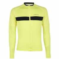 Мъжка Колоездачна Фланелка Pinnacle Race Long Sleeve Cycling Jersey Mens Yellow Мъжко облекло за едри хора