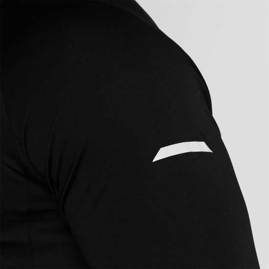 Pinnacle Мъжка Колоездачна Фланелка Long Sleeve Cycling Jersey Mens Черно Мъжки тениски и фланелки