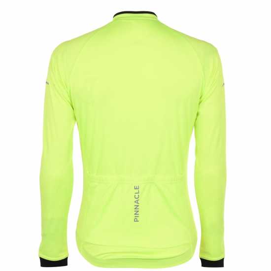 Pinnacle Мъжка Колоездачна Фланелка Long Sleeve Cycling Jersey Mens  Мъжки ризи