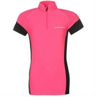 Muddyfox Дамска Фланелка Cycling Short Sleeve Jersey Ladies Coral/White Дамски тениски и фланелки