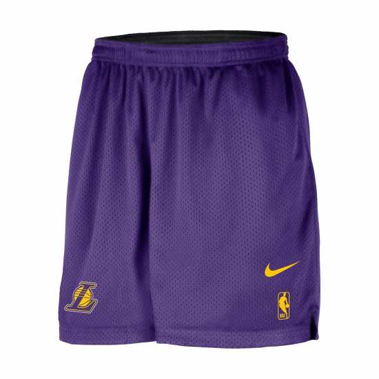 Мъжки къси панталони Nike Reversible Practice Shorts ЛА Лейкърс Nike Reversible Practice Shorts ЛА Лейкърс Мъжки къси панталони