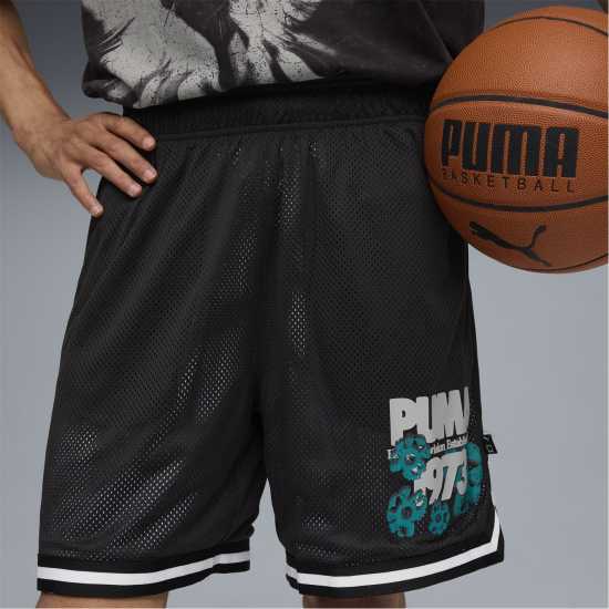 Puma Men's Hoopocalypse Reversible 7In Basketball Shorts  