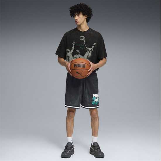 Puma Men's Hoopocalypse Reversible 7In Basketball Shorts  