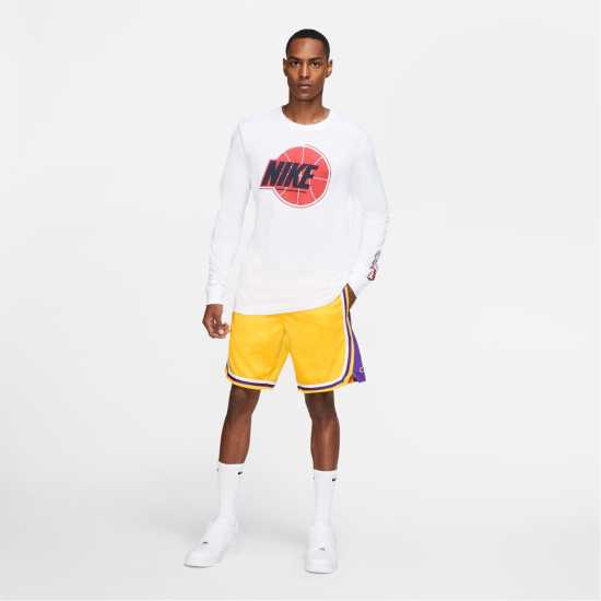 Nike Heat Icon Edition Men's Nike NBA Swingman Shorts LAKERS Мъжко облекло за едри хора