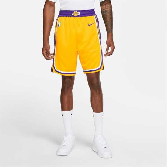 Nike Heat Icon Edition Men's Nike NBA Swingman Shorts LAKERS Мъжко облекло за едри хора
