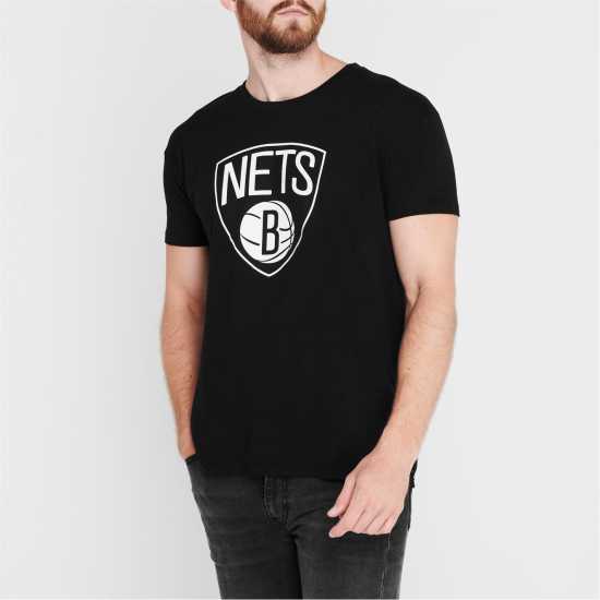 Nba Мъжка Тениска Logo T Shirt Mens Nets Мъжки ризи