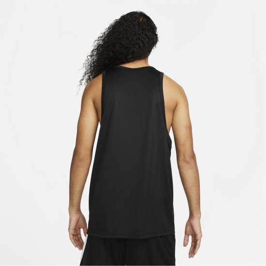 Nike Dri-Fit Basketball Crossover Jersey Mens Black/White - Мъжко облекло за едри хора